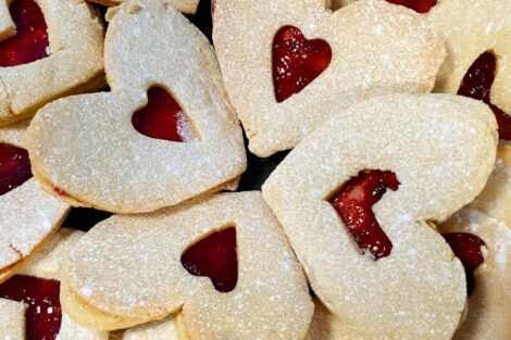 Linzer Cookies Beauty