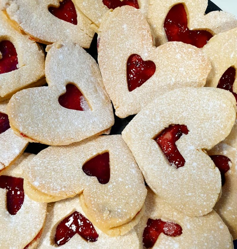 Linzer Cookies Beauty