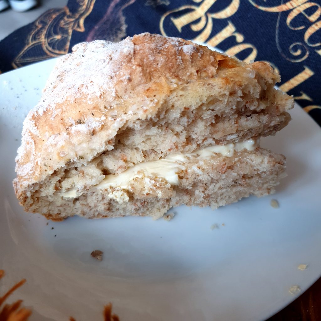 Delicious piece of soda bread